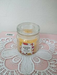 Malá svíčka ve skle Scented Candle ananas a limetka