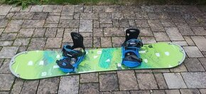 Snowboard Burton 137cm  + boty na snowboard Salomon 25,5cm s - 1