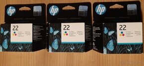 Inkoustové náplně cartridge HP22 original