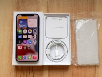 APPLE iPhone 12 Mini 64GB Purple-ZÁRUKA-SUPER STAV-100%BAT.