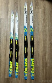 Prodám běžecké lyže FISCHER TWIN SKIN SNOWSTAR vel 110 cm a