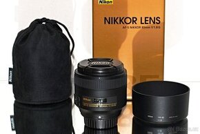 Nikon Nikkor AF-S 85mm 1:1,8G TOP STAV