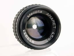 Meopta Anaret 80mm 4,5 zvětšovací objektiv 6x6 fotokomora