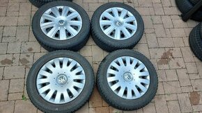 Kola zimní 16", VW, ŠKODA, SEAT, 5x112mm, pneu 205/55/16 - 1