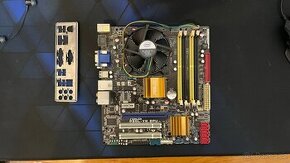 ASUS P5QL-VM EPU + Core 2 Duo E7400 (2C/2T) 2,8GHz