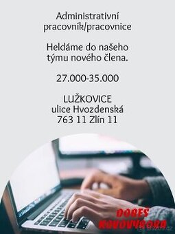 Účetní administrativní pracovník/ce