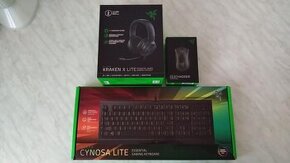 Prodám herní klávesnici, sluchátka a myš Razer - 1