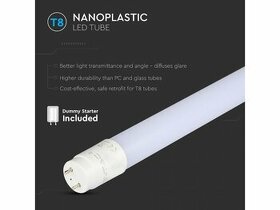 T8 LED trubice 9W, 850lm, G13, 60cm, plast