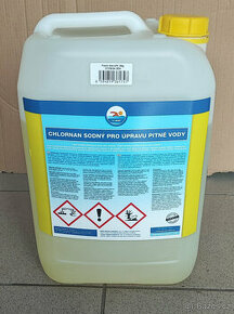 Chlornan sodný - tekutý chlor do bazénu 20 kg