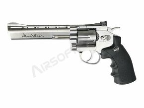 Airsoftový revolver DAN WESSON 6" stainless - CO2