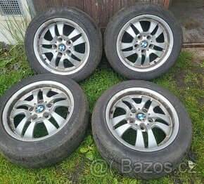 BMW Originál alu kola 16" 5 x 120 , 4 kusy včetně pneu