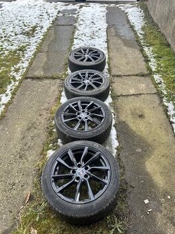 ALU Kola 5x110 R17 + 4x letní pneu 225/45 R17