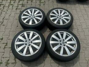 4x al kola 5x112 18 + pneu zimní 245/40 R18