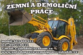 NABÍZÍM ZEMNÍ PRÁCE a DEMOLICE