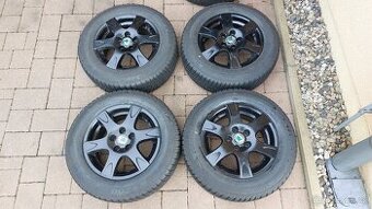 ALU zimní 14", ŠKODA, VW, SEAT, 5x100mm, pneu 185/65/14