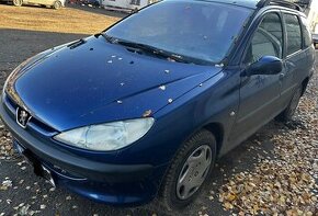 Peugeot 206, 1.4, 55 kw.   Padlá spojka