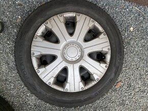 Plechové disky 15” 5x100 a zimní pneu 185/60/R15