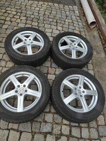 Prodám alu 17 Enzo 5x108 ET 48 zimní pneu 235/55/17