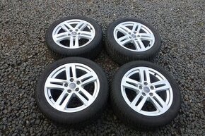 4ks orig.alu disků Audi,7Jx17,ET42+zimní 225/50/17 Dunlop