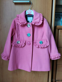 Dívčí růžový kabátek zn. Next, vel. 104