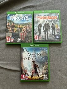 Hry pro Xbox - Far Cry 5, AC Odyssey, The Divison
