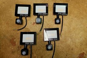 LED světla venkovní 5x - S čidlem do sítě na 220V / 230V - 1