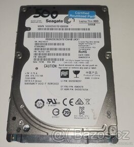 Seagate 500GB laptop thin hdd 2.5" - 1