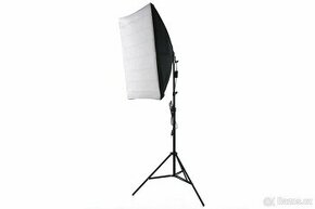 SoftBox E27 LED 150W, 50x70cm stmívatelné dálkové ovládání - 1