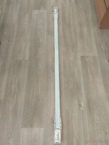 Garnýž 3-kolejnice, bílá 140cm