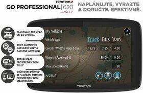 TOMTOM GO PROFESSIONAL 620 LIFETIME , TIR , Autobus.... - 1