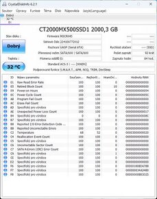 SSD Crucial MX500 2TB + box SSD