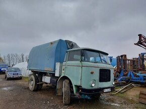 Liaz-Škoda 706,trambus,na voz zmesky,so šnekom na osivo