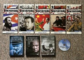 DVD Diktátoři a W. Churchill - sada 9 kusů