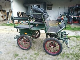 Zrušená rezervace. k prodeji-Kočár, wagoneta , pony , koně - 1