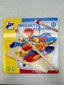 Magnetické rybičky, dřevěná hračka