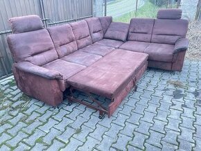 Gauč, sofa, sedací souprava rozkládací i úložný