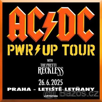 AC/DC Power  Praha 26.6.2025 ( Sektor C)  sezení  4x - 1