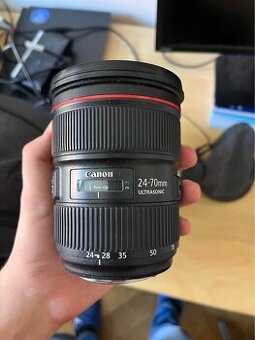 Canon zoom lens 24-70 mm EF F/2.8 L mk II USM