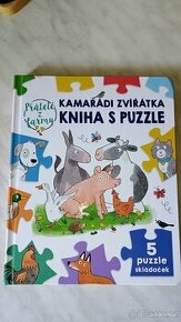 Knížka s puzzle zvířátek - 1