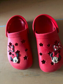 Dívčí crocs červené Minnie Mouse 25/26 - 1