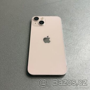 iPhone 13 256GB pink, pěkný stav, 12 měsíců záruka