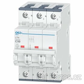 Jistič OEZ LTN-50C-3, 50A, 3P, 10kA, OEZ:41794