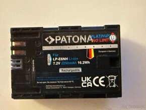 PATONA pro Canon LP-E6NH 2250mAh Li-Ion