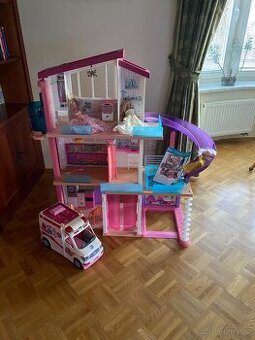 BARBIE DREAMHOUSE DOMEČEK PRO PANENKY VELKÝ 115cm