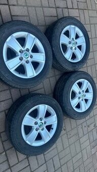 ALU KOLA 15,5X112, ORIGINÁL ŠKODA OCTÁVIA 2