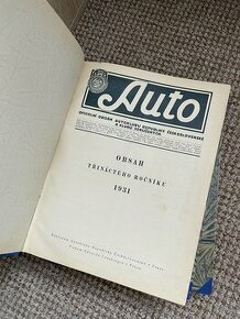 Dva ročníky časopisu auto 1931-32
