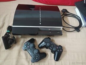 PS3 + 2x ovladač + kamera + 11her - 1