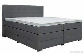 (Nepoužitá) Boxspring postel s uloz. prostorem 180 x 200cm