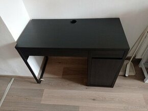 Psací stůl, černohnědá, 105x50 cm - 1