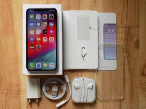 Apple iPhone X 256GB Silver, TOP - ZÁRUKA 12 m